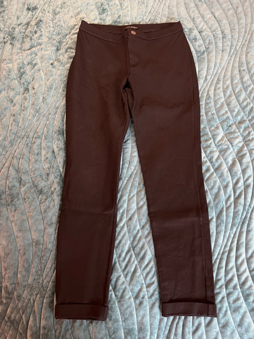 Banana Republic black straight leg trousers size 2